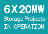 4 x 20MW storage projects in operation
